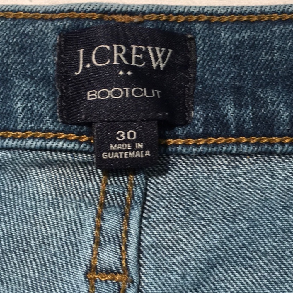 J Crew Boot Cut Jeans Dark Wash - Picture 6 of 8